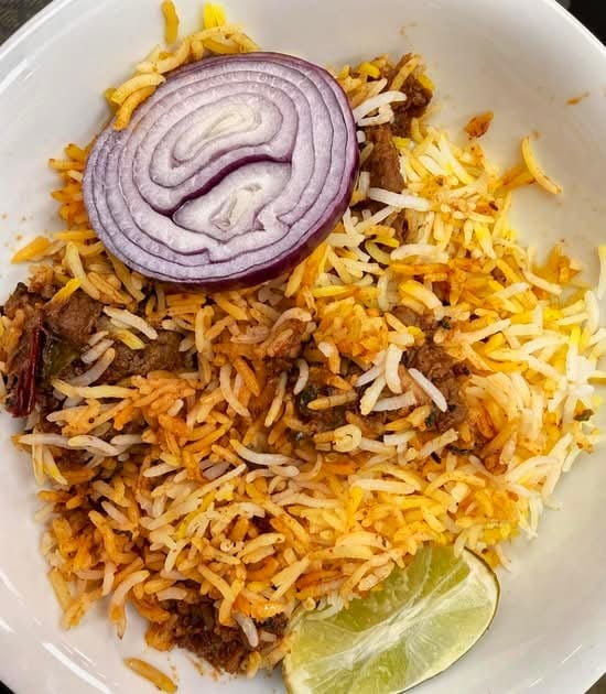 Goat Fry Biryani FM.