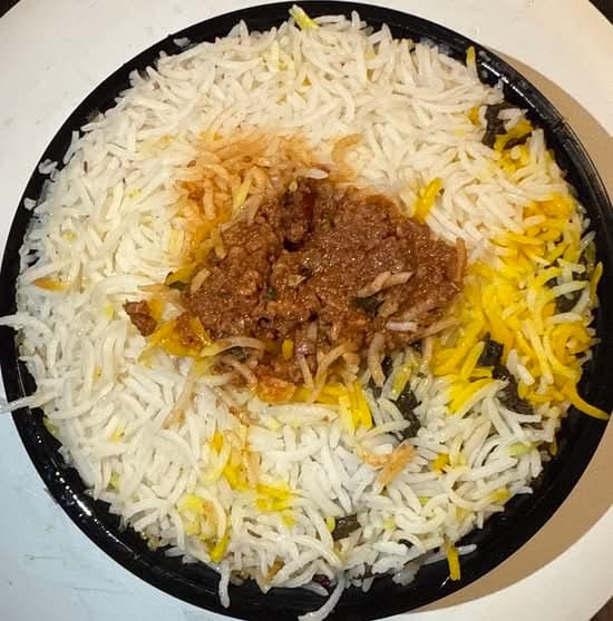 Goat Kheema Biryani FM.