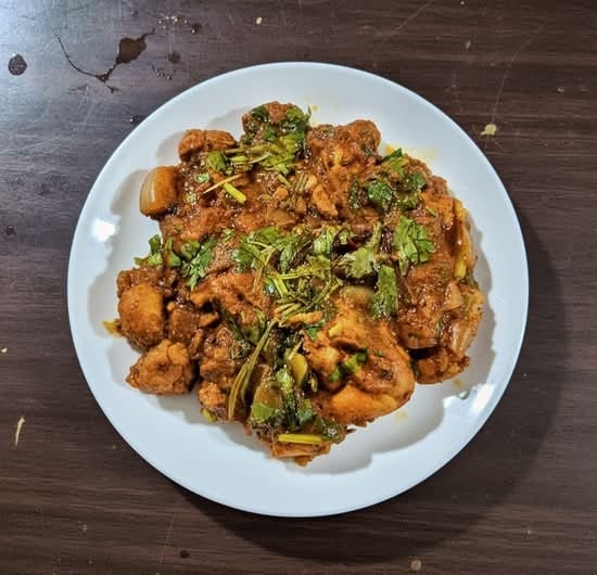 Kadai Chicken.