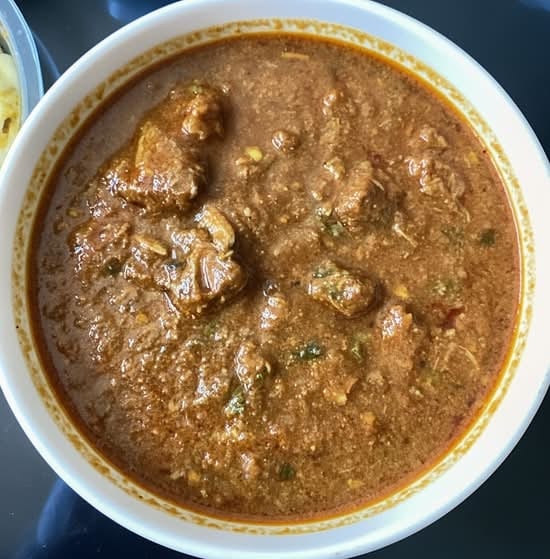Goat Kheema Curry.